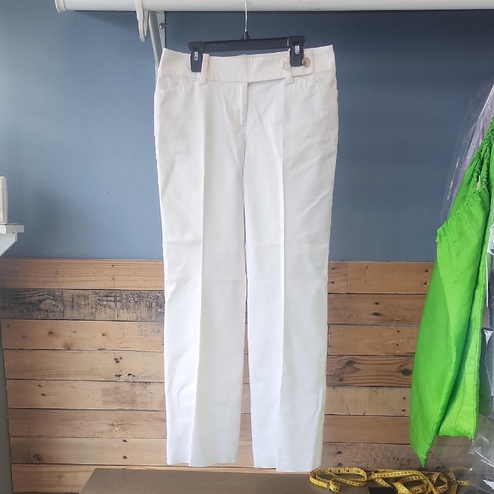 Ann Taylor White Dress Pants